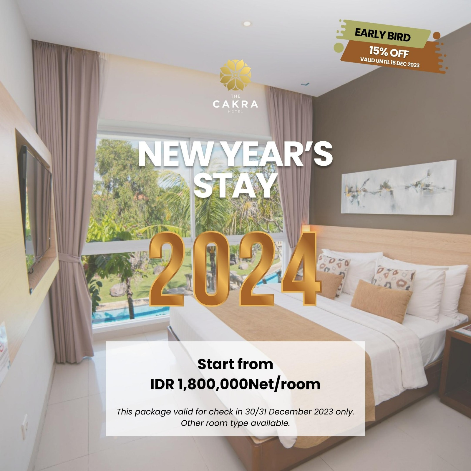 Spesial Promo Akhir Tahun di The Cakra Hotel Spesial Promo Akhir Tahun di The Cakra Hotel
