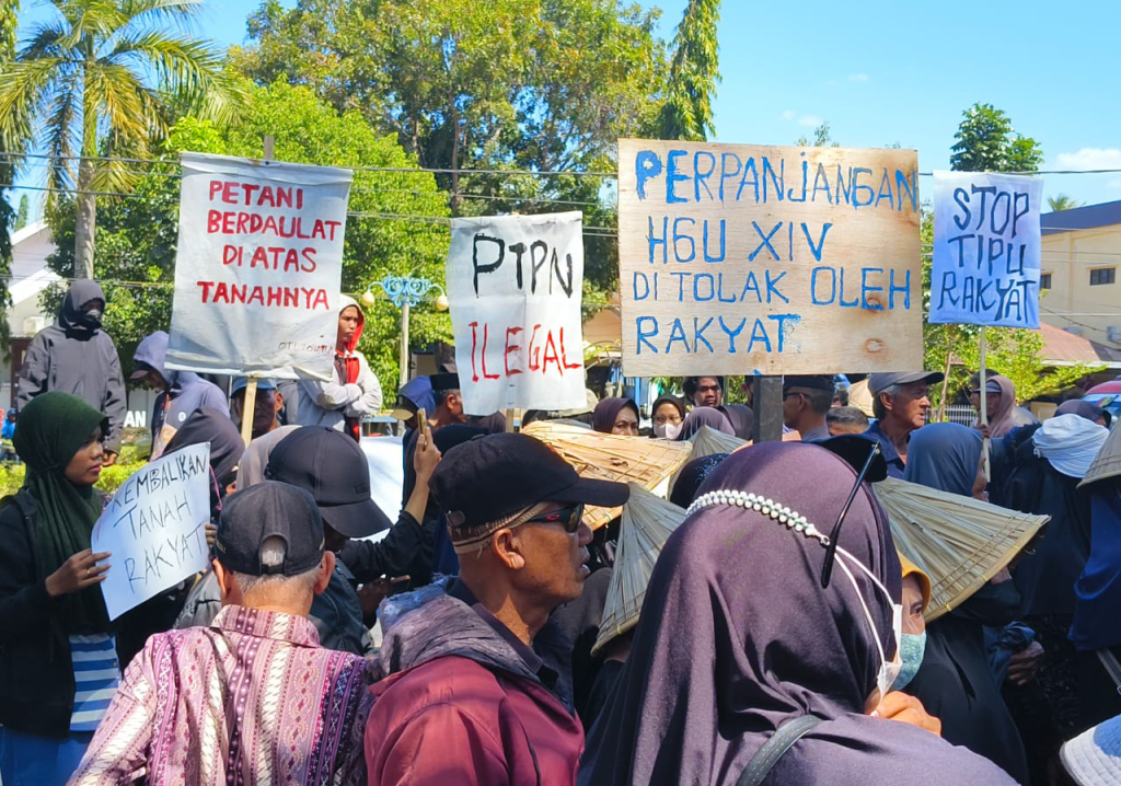Ratusan Petani GRAMT Geruduk Kantor Bupati Takalar Tuntut Penyelesaian Konflik Agraria dengan PTPN XIV GRAMT