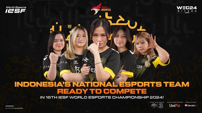 Timnas Indonesia Juara Grup A di IESF Mobile Legends Women 2024, Siap Hadapi Kamboja di Playoff Timnas Indonesia Juara Grup A di IESF Mobile Legends Women 2024, Siap Hadapi Kamboja di Playoff