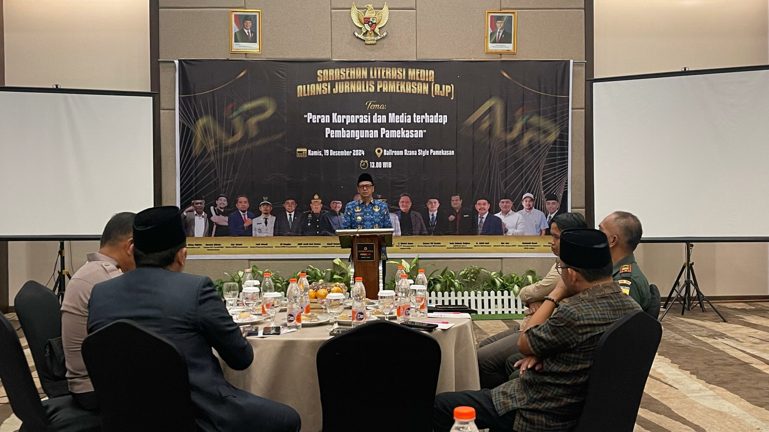 AJP Gelar Sarasehan Literasi Media Bertajuk Peran Korporasi dan Media terhadap Pembangunan Pamekasan AJP Gelar Sarasehan Literasi Media Bertajuk Peran Korporasi dan Media terhadap Pembangunan Pamekasan