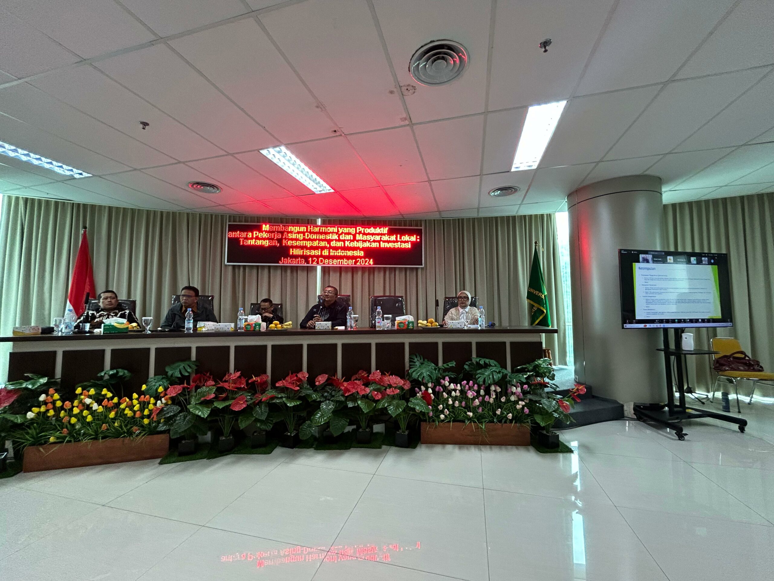 Dekan FEB UNAS Soroti Tantangan Rekrutmen Tenaga Kerja Lokal di Wilayah Kerja Hilirisasi Dekan FEB UNAS Soroti Tantangan Rekrutmen Tenaga Kerja Lokal di Wilayah Kerja Hilirisasi