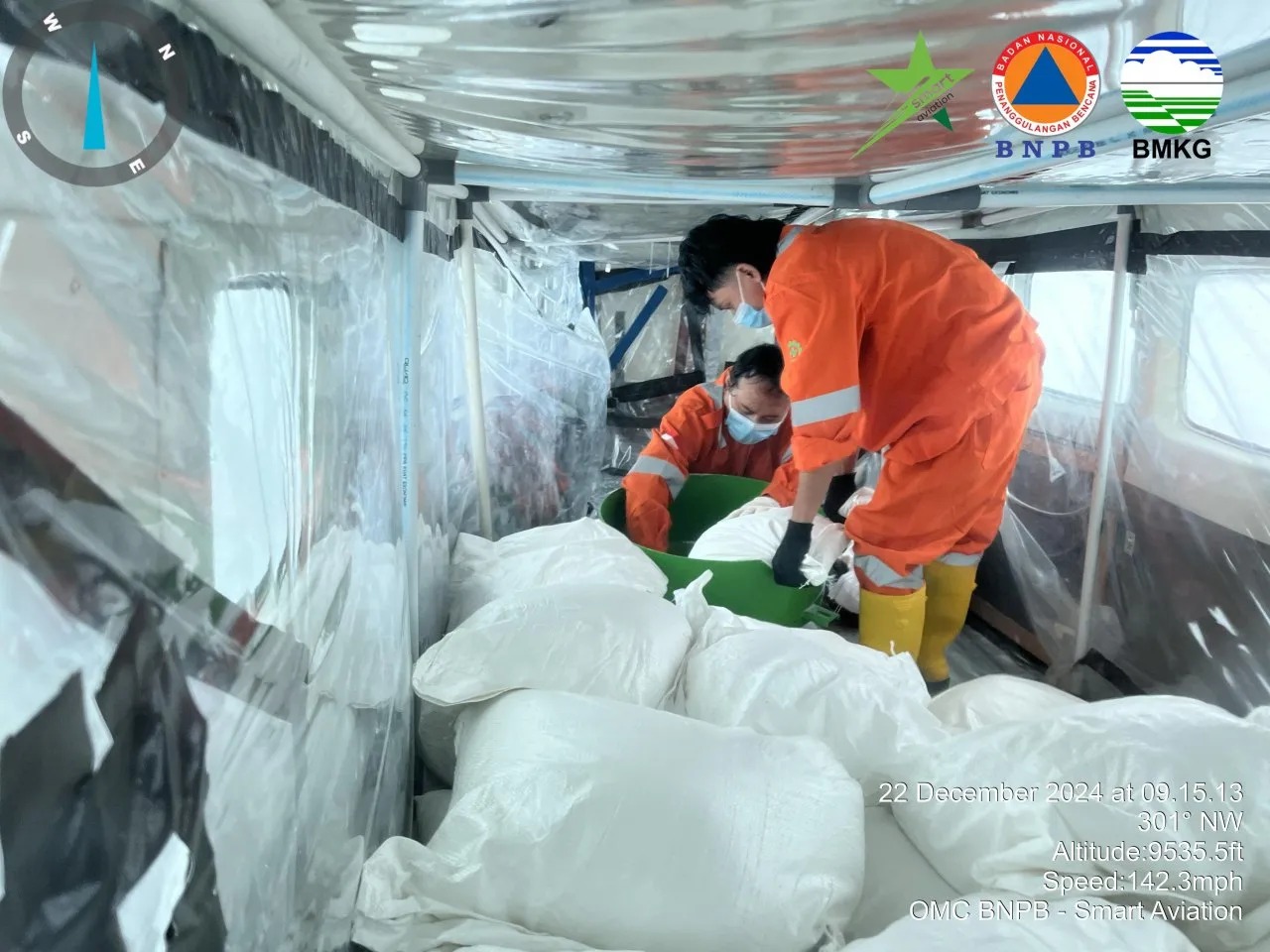 BMKG Lakukan Operasi Modifikasi Cuaca untuk Mitigasi Bencana Hidrometeorologi Selama Nataru BMKG