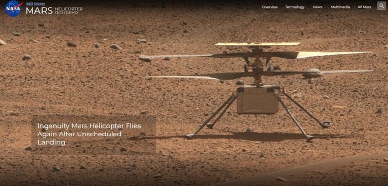 Helikopter Mars Ingenuity NASA Berhenti Beroperasi Setelah 72 Penerbangan NASA