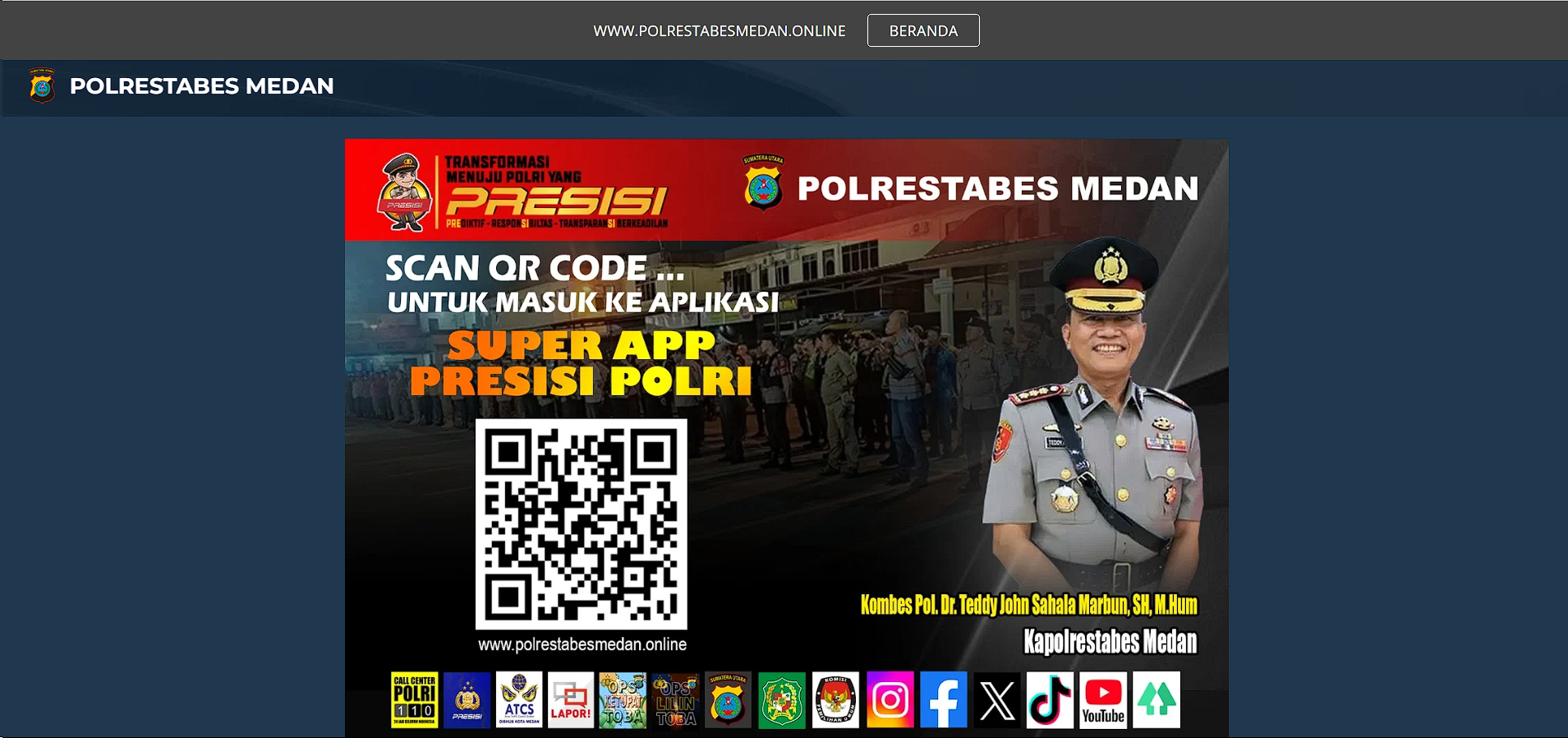 Revolusi Teknologi Informasi di Institusi Kepolisian Medan Revolusi Teknologi Informasi di Institusi Kepolisian Medan