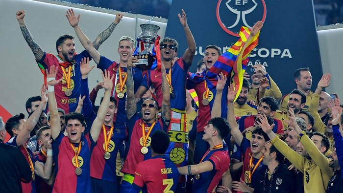 Barcelona Kokoh Sebagai Raja Piala Super Spanyol, Jauhi Real Madrid Barcelona Kokoh Sebagai Raja Piala Super Spanyol, Jauhi Real Madrid