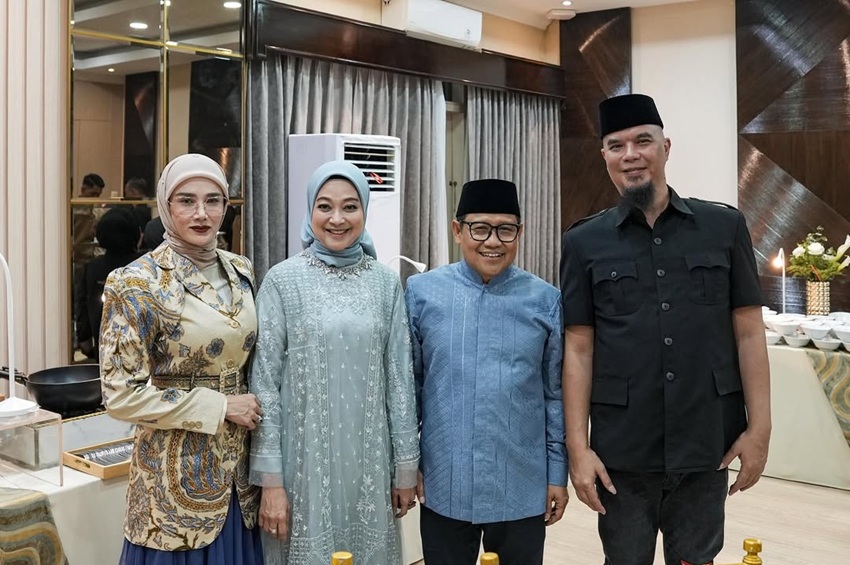 Kelakar Ahmad Dhani di Rumah Cak Imin: Kader PKB Rasa Gerindra Kelakar Ahmad Dhani di Rumah Cak Imin: Kader PKB Rasa Gerindra