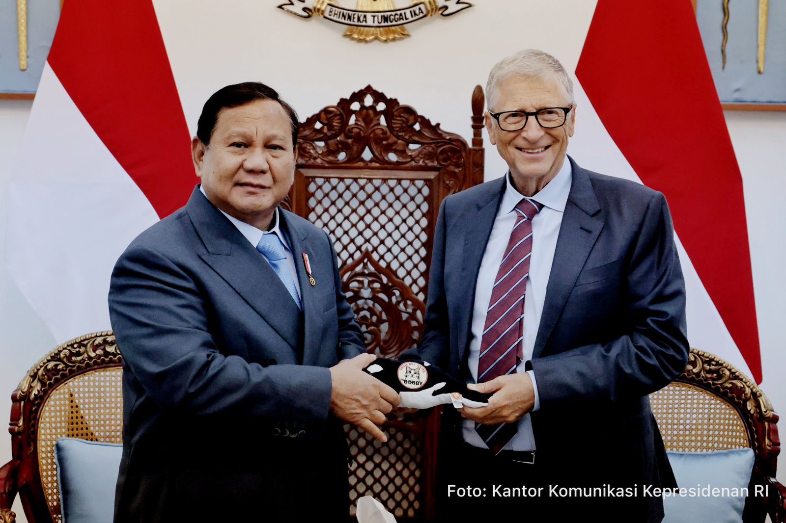 Hibah Rp2,6 Triliun dari Bill Gates Disambut Penghargaan Tertinggi oleh Prabowo Hibah Rp2,6 Triliun dari Bill Gates Disambut Penghargaan Tertinggi oleh Prabowo