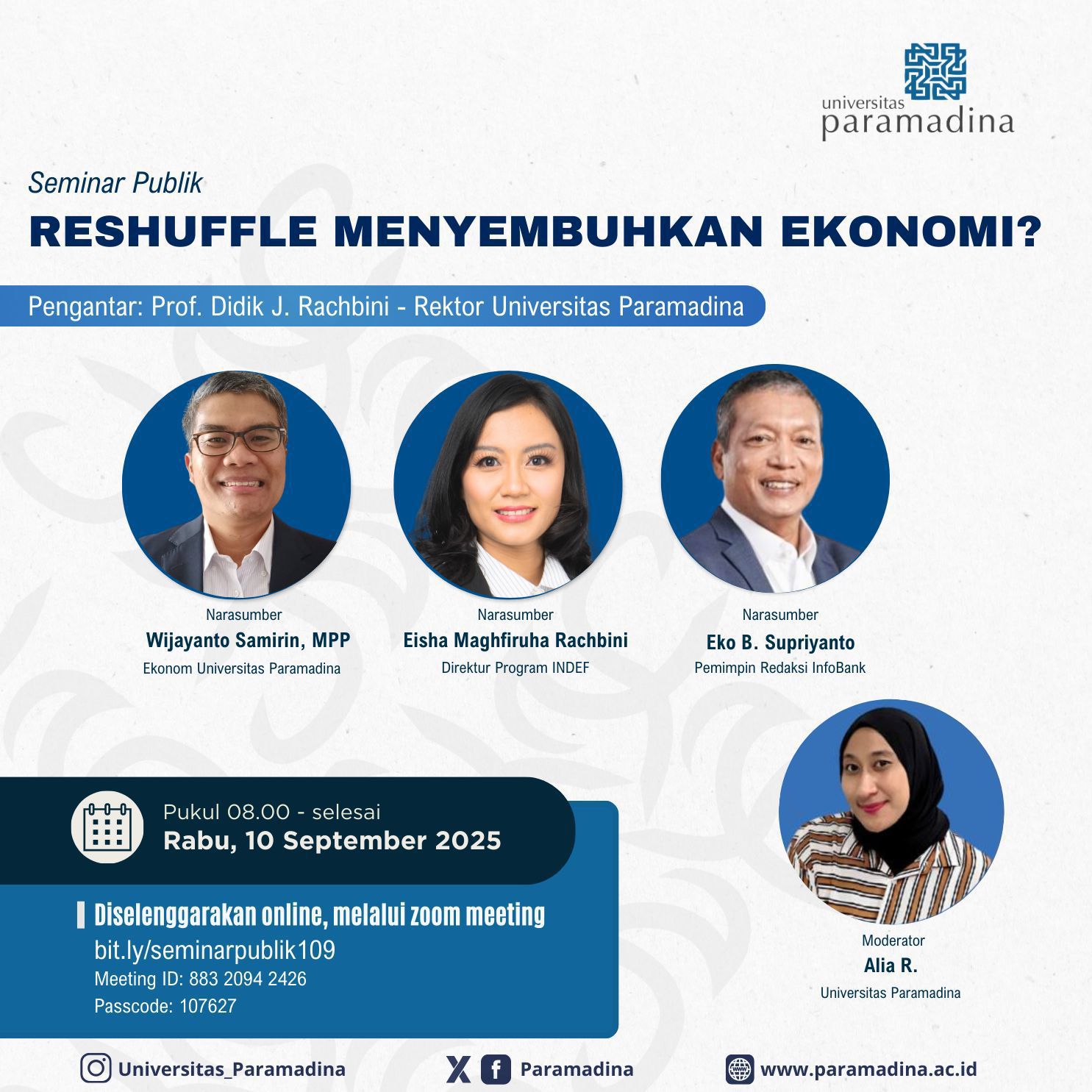 Reshuffle Menteri Keuangan Dinilai Tak Akan Menyembuhkan Ekonomi Reshuffle Menteri Keuangan Dinilai Tak Akan Menyembuhkan Ekonomi