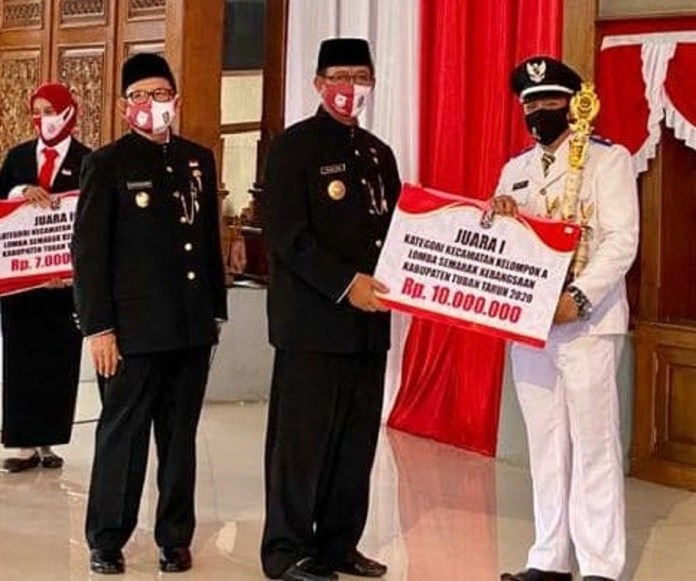 Desa Socorejo Raih Juara 1 Lomba Semarak Kebangsaan Kabupaten Tuban 2020