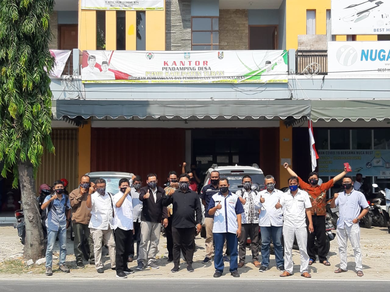 Pendamping P3MD Kabupaten Tuban Rapat Koordinasi Wujudkan Setengah Miliar Masker