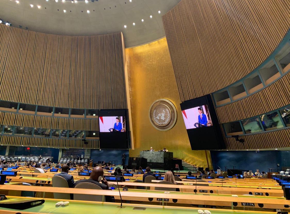 Sidang Umum PBB, Presiden Ajak Negara Bersatu Hadapi Covid-19