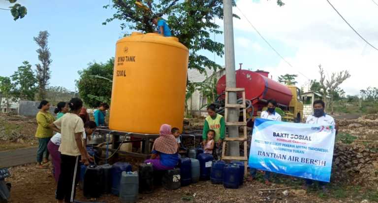 FSPMI Bantu Air Bersih untuk Warga Timangboro Grabagan