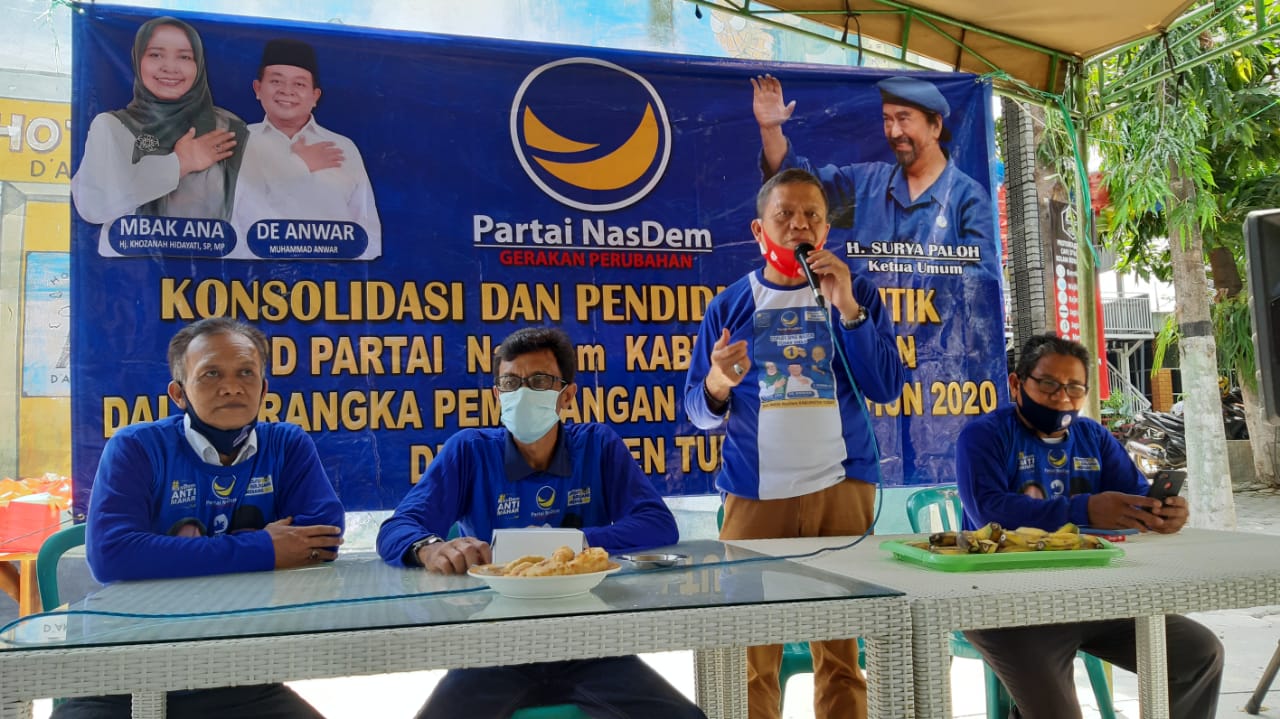Konsolidasi Internal Partai Nasdem Untuk Kemenangan Calon Bupati dan Wakil Bupati Pasagan Aman