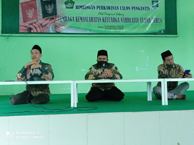 Tekan Angka Perceraian di Masa Pandemi Covid-19, LKK NU Tuban Bimbing Catin Keharmonisan Berkeluarga