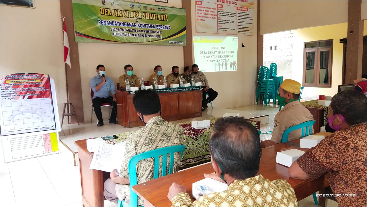 Tiga Desa di Kabupaten Tuban Deklarasi Sehat Mata