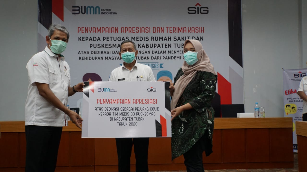 PT Semen Indonesia, Berikan Apresiasi Tenaga Medis yang Terlibat dalam Penanganan Covid-19