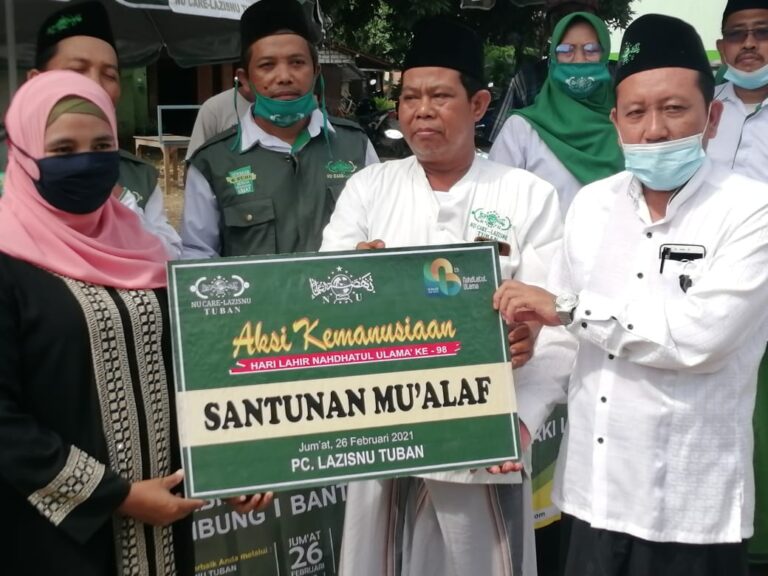 Peringati Haral NU Ke-98, Lazis-NU Tuban Lakukan Baksos