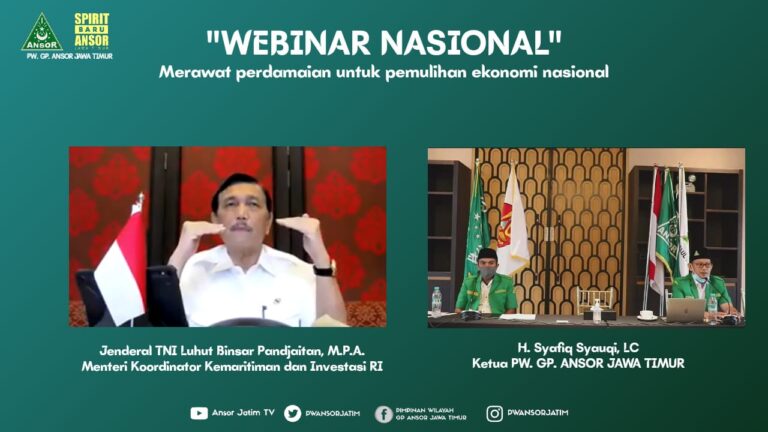 GP Ansor Jatim, Dukung Program Strategis Penanganan Covid-19 dan Pemulihan Ekonomi