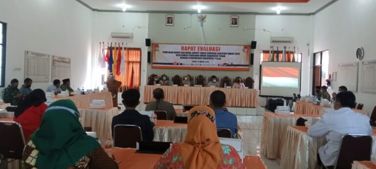 KPU Tuban Minta Saran dan Masukan Saat Rapat Evaluasi Pilkada 2020