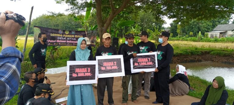 Pemdes Jetak Gelar Lomba Panen Raya, Diikuti 22 Petani Setempat