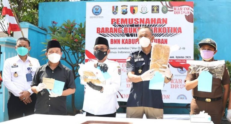 BNNK Musnahkan 1,5 Kg Ganja Bersama Wabup, Komitmen untuk Selamatkan Generasi Bangsa