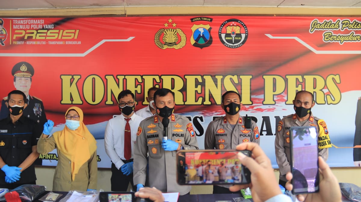 Polres Tuban Berhasil Mengamankan Tersangka Pencurian Tablet di Laboratorium SMPN 1 Semanding