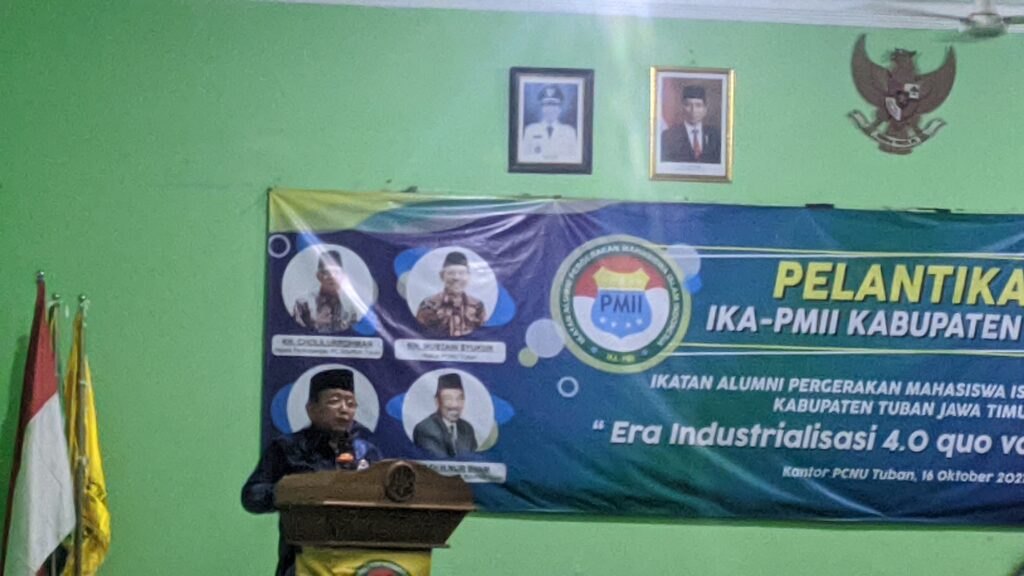 Resmi Dilantik, IKA PMII Tuban Siap Memberikan Warna Di setiap Sendi Kehidupan Masyarakat