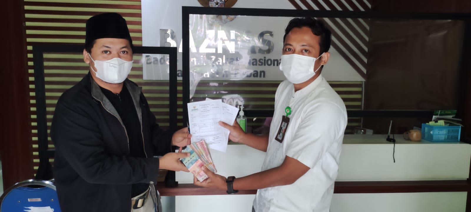 UPZ Tabungan Akhirat Setorkan Hasil Infaq Rp17,5 Juta ke Baznas Tuban