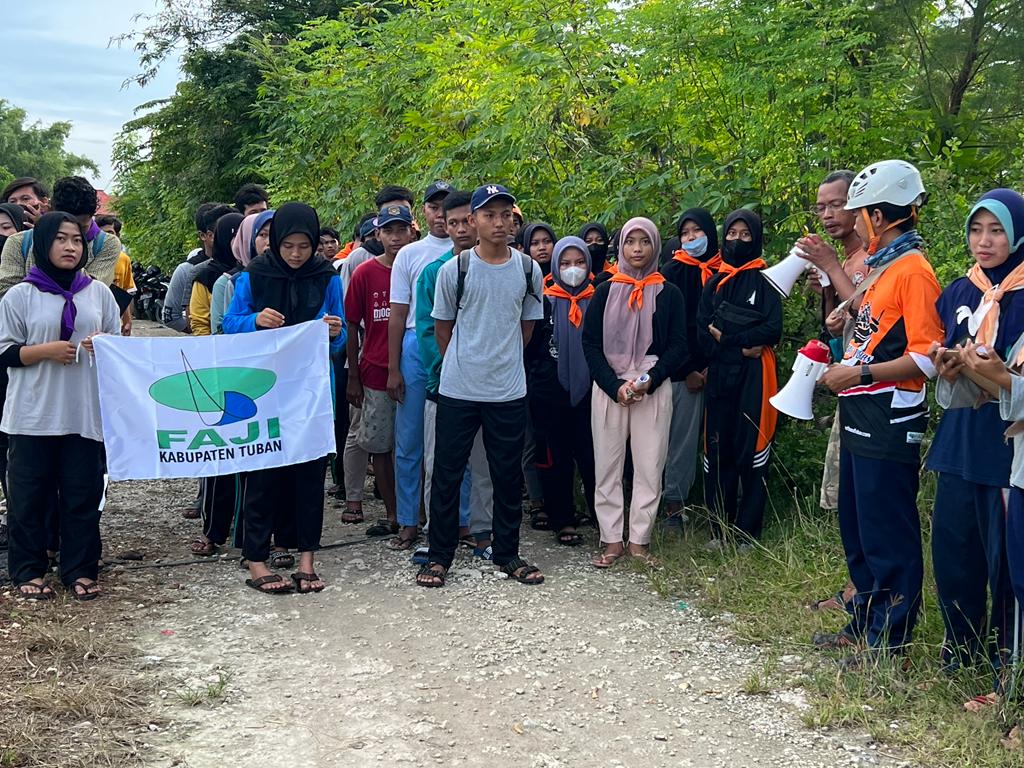 Pecinta Alam dan Sispala Kenalkan Cabor Baru Arum Jeram di Tuban