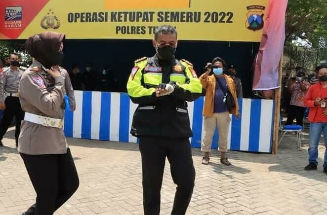 Pos Pelayanan Mudik di Tuban Terpantau Oleh Dirlantas Polda Jatim, Kondisi Relatif Bagus