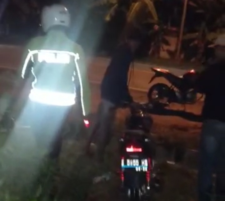 Aksi Balap Liar Kocar Kacir Saat Polisi Datang, 51 Motor Diamankan