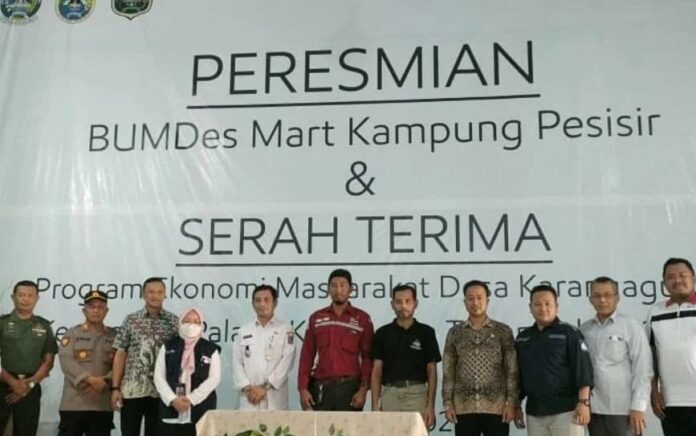 BUMDes Mart Kampung Pesisir di Karangagung Tuban Wujud Komitmen EMCL dan Pemdes