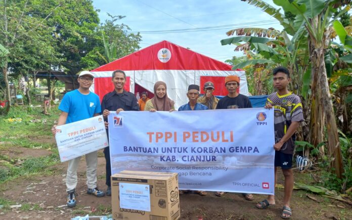 Peduli Korban Gempa Cianjur, TPPI Tuban Salurkan Bantuan Senilai Ratusan Juta Rupiah