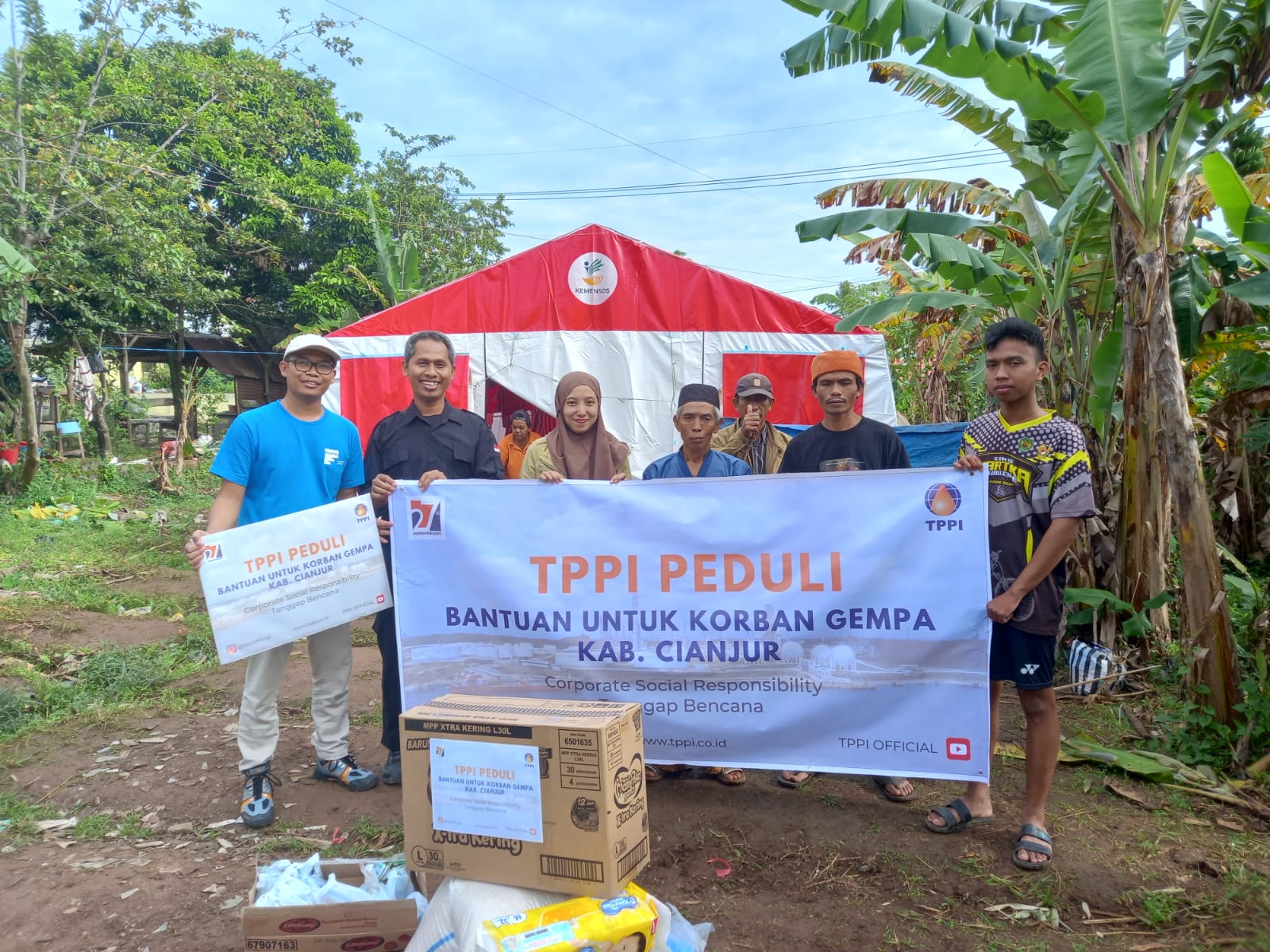 Peduli Korban Gempa Cianjur, TPPI Tuban Salurkan Bantuan Senilai Ratusan Juta Rupiah
