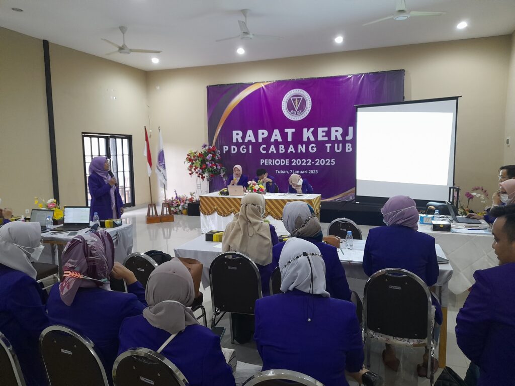 Organisasi Profesi PDGI Cabang Tuban Gelar Raker Periode 2022-2025