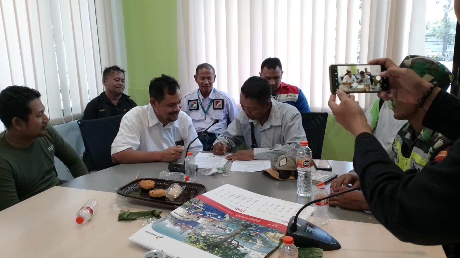 Warga Bulurejo Tuban Datangi PEP Sukowati, Tuntut Pembayaran Sewa Lahan Jalur Pipa Segera Diselesaikan