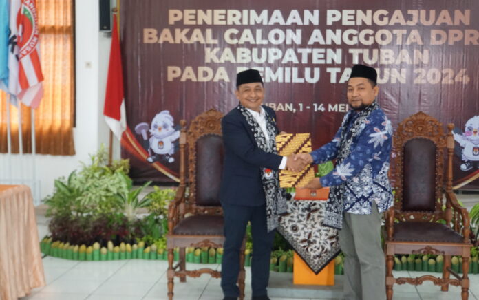 DPD Partai NasDem Resmi Mendaftarkan Bacaleg ke KPU Tuban