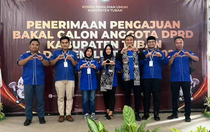 Daftarkan 50 Bacaleg di KPU, DPC Partai Demokrat Tuban Optimis Nambah Kursi DPRD