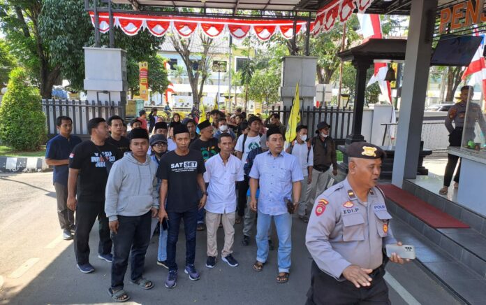 Geruduk Polres Tuban, IKA PMII Minta Kapolres Usut Tuntas Tindakan Kekerasan dan Pelecehan Seksual