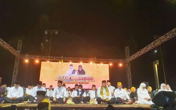 Hadiri Golkar Bersholawat di Tuban, Airlangga Hartarto Beri Sinyal Khofifah