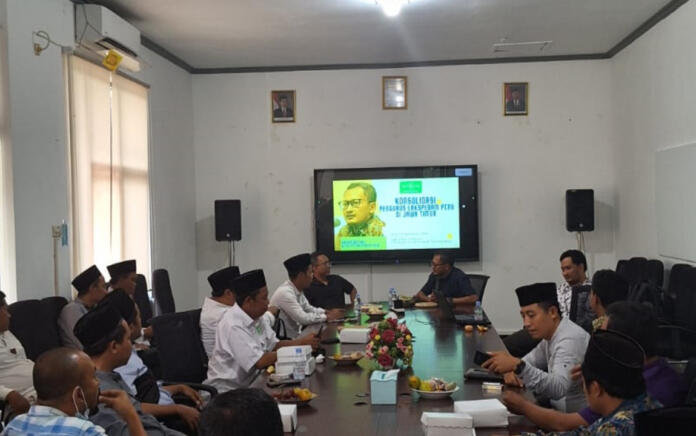 Lakpesdam PBNU Lakukan Konsolidasi Bersama Lakpesdam PCNU Jawa Timur bagian Selatan
