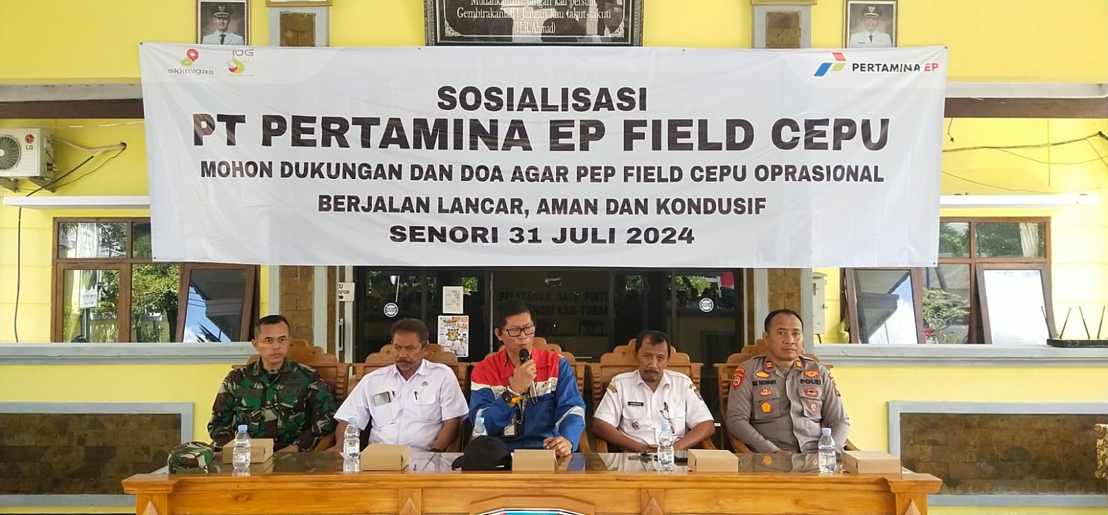 PT. Pertamina EP Cepu Field Lakukan Sosialisasi di Kecamatan Senori, Tuban