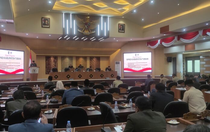Raperda APBD 2026 dan Trantibum Masuk Agenda Pembahasan DPRD Tuban