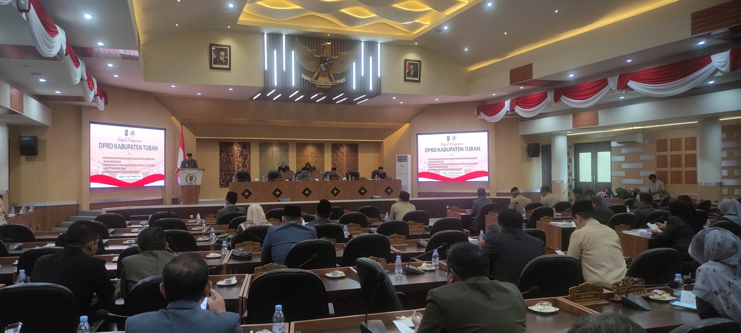 Raperda APBD 2026 dan Trantibum Masuk Agenda Pembahasan DPRD Tuban