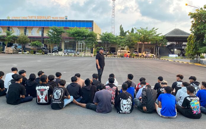 Ramai-ramai Konvoi di Tuban, 39 Pemuda Pagar Nusa Berakhir di Polres