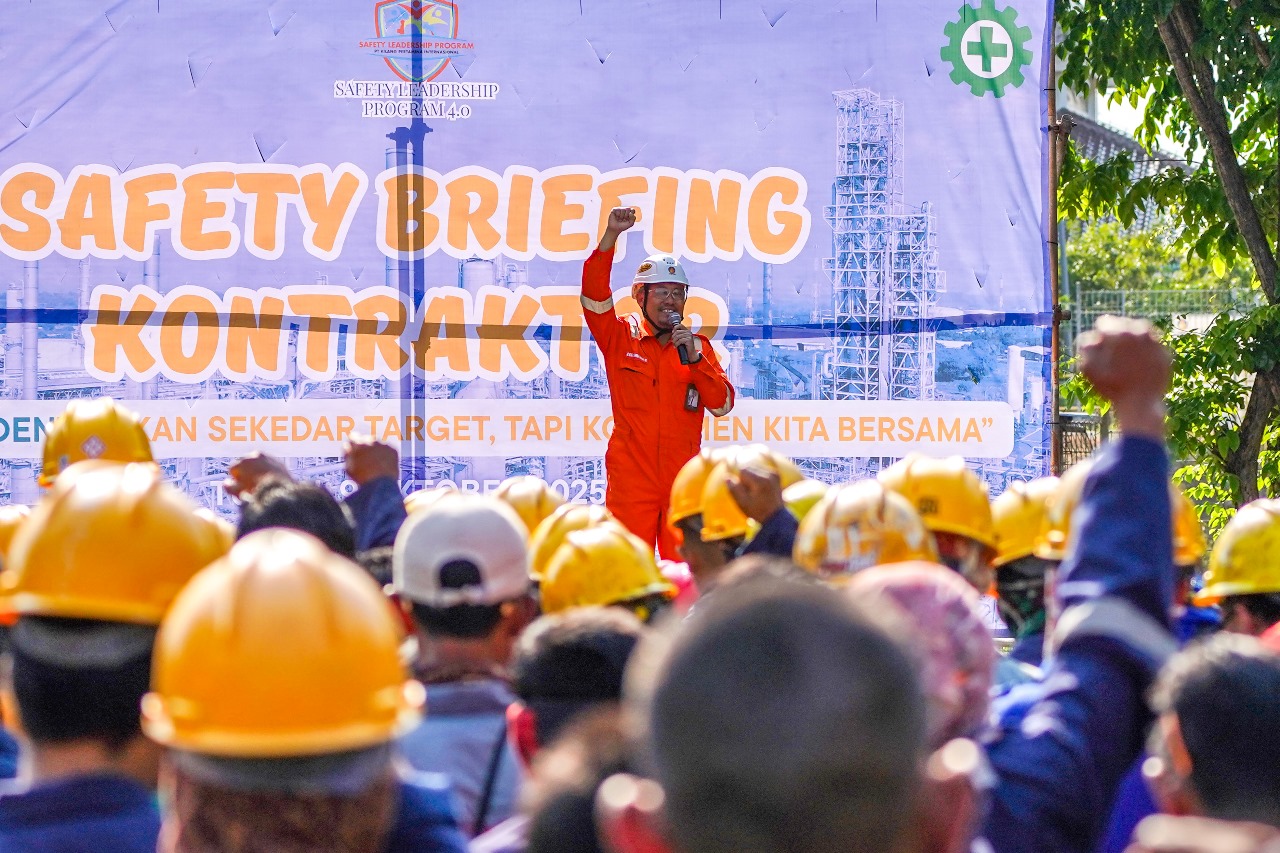 Peduli Keselamatan Kerja, TPPI Tuban Gelar Safety Briefing Bersama Puluhan Kontraktor