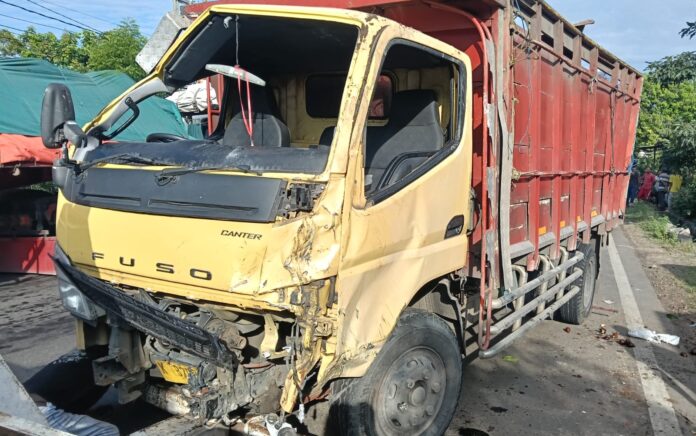 Truk Oleng Tabrak Motor di Jenu, Pengendara Tewas di Tempat
