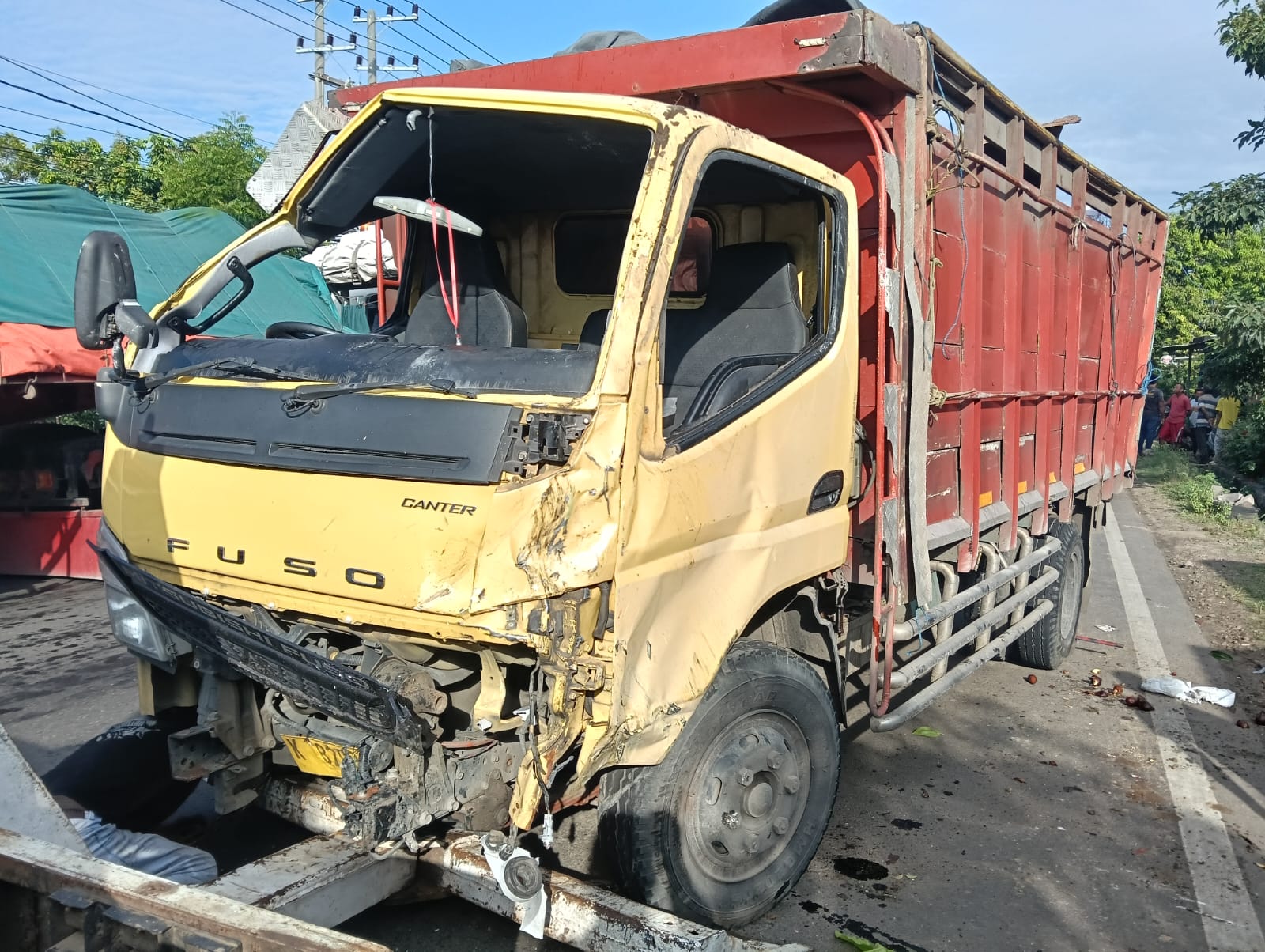 Truk Oleng Tabrak Motor di Jenu, Pengendara Tewas di Tempat