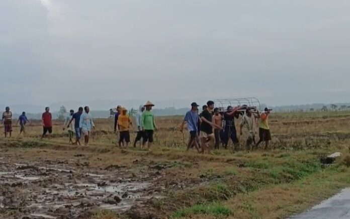 Tragedi di Sawah Kablukan: Petani Muda Tewas Disambar Petir